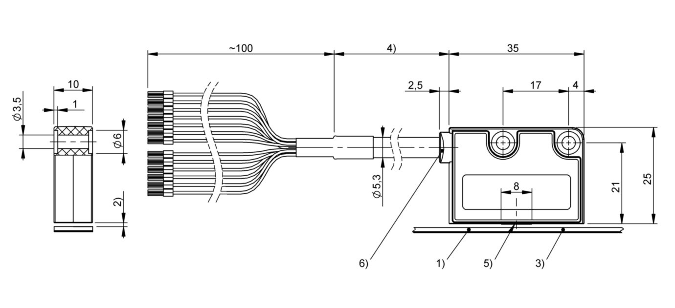 Магнитный энкодер Balluff BML-S2E0-Q53F-M410-G0-KA10
