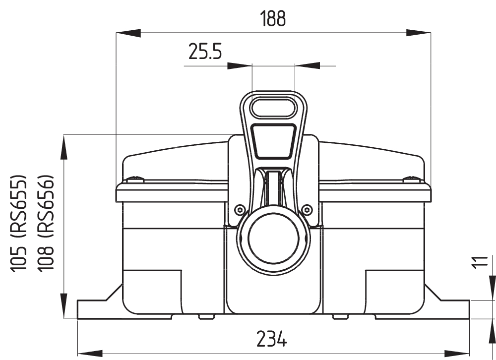 Тросовый выключатель аварийной остановки Schmersal RS655-Z22