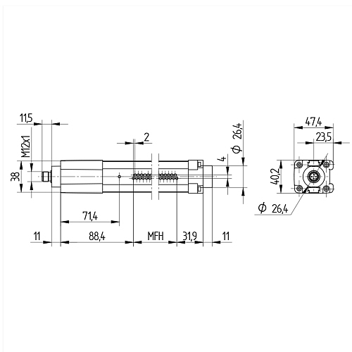 Световая завеса Wenglor OSEI102Z0103