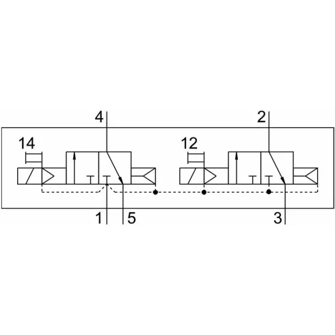 Распределитель с электромагнитным управлением Festo VSVA-B-T32C-AH-A1-1R5L