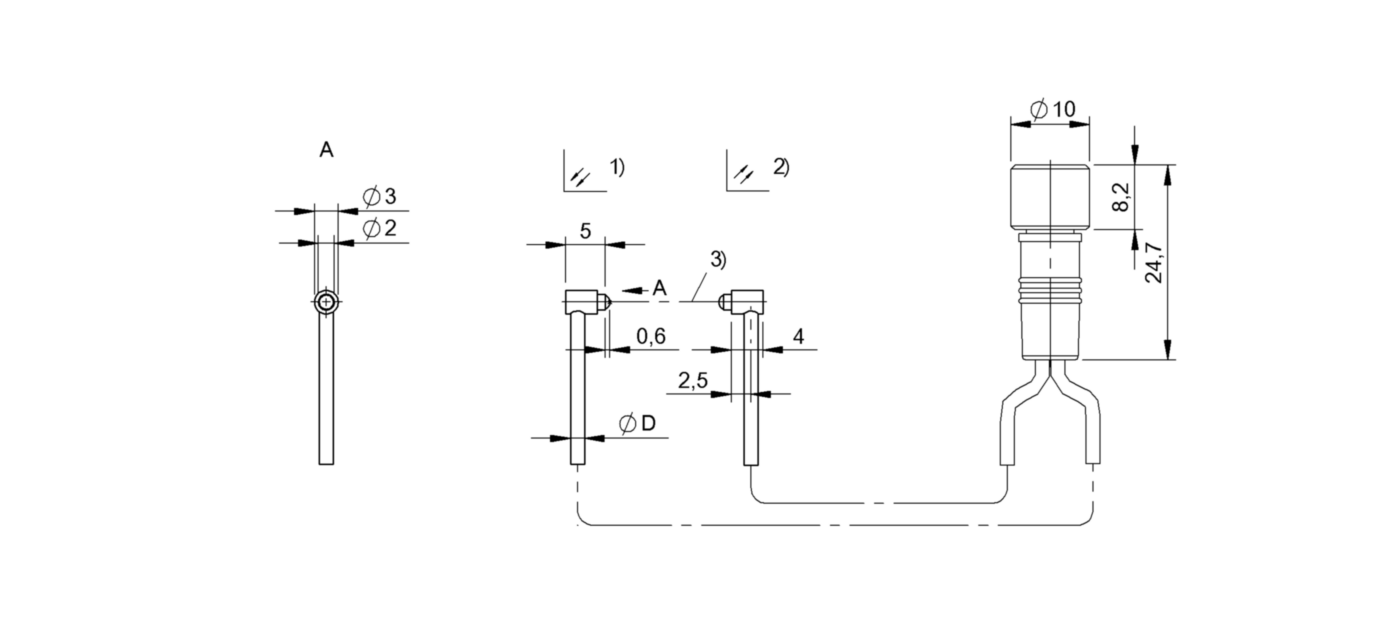 Оптоволоконный кабель Balluff BOH TR-G03-004-00,08-S49F