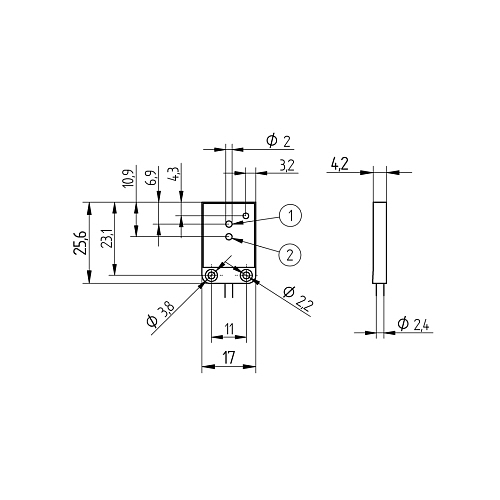 Оптический датчик Wenglor T1FL06VD