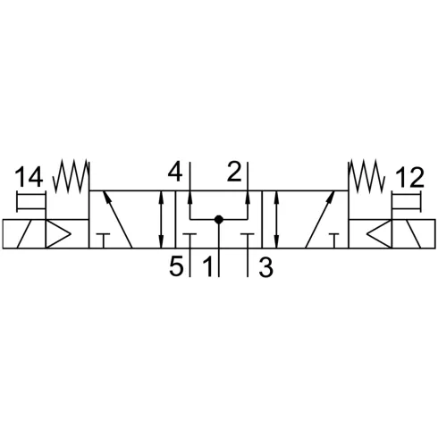 Распределитель с электромагнитным управлением Festo VUVG-L10A-P53U-T-M3-1P3