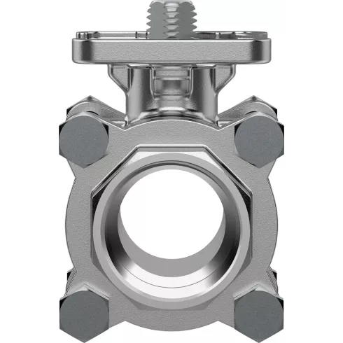 Шаровой кран Festo VZBE-11/2-T-63-T-2-F0507-V15V15 Ру63 Ду40 (PN63 DN40)