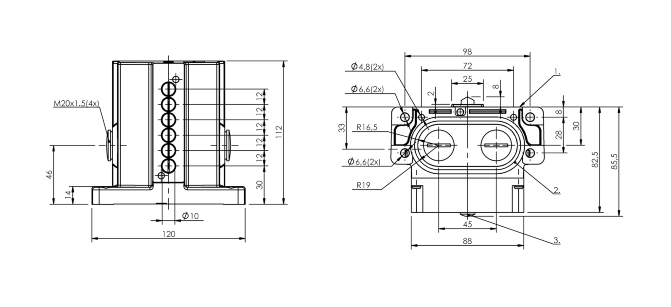 Блочный выключатель Balluff BNS 819-D06-D12-62-10-FD