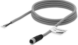 Разъем цилиндрический М8 4-х контактный CS-DF04EG-E200