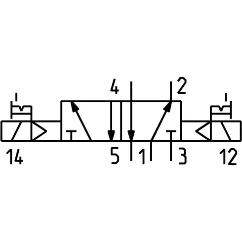 Распределитель с электромагнитным управлением Camozzi 452C-011-22