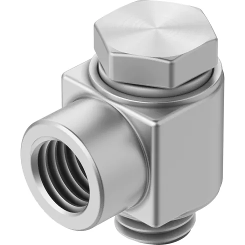 Штуцер угловой с наружной и внутренней резьбой Festo LJK-1/2