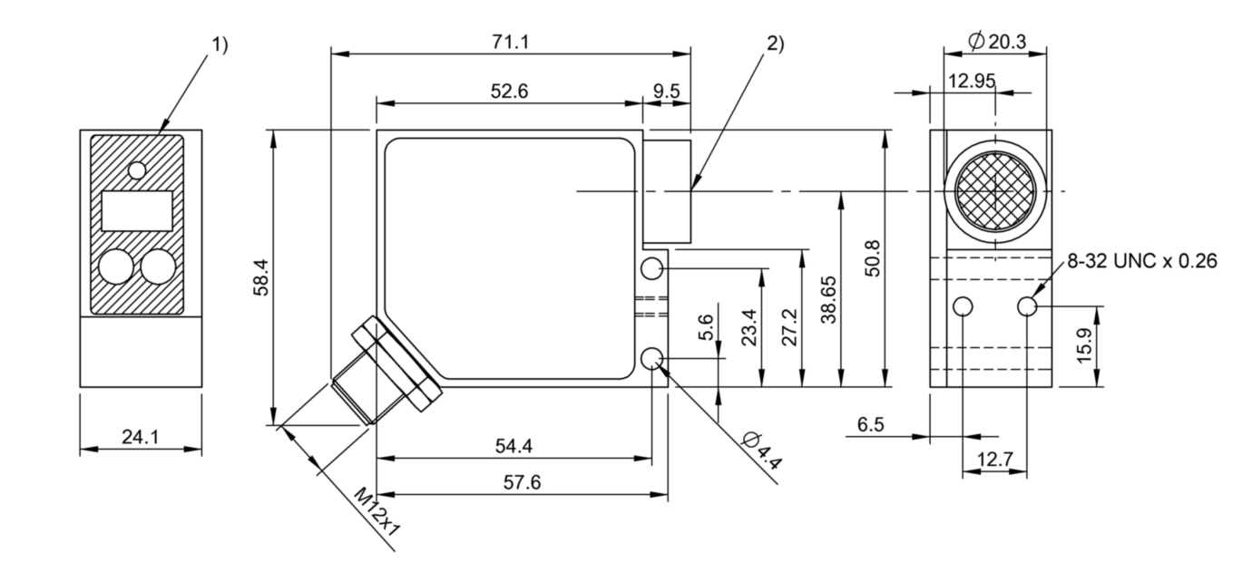 Люминесцентный датчик Balluff BLT 31M-002-U-S92