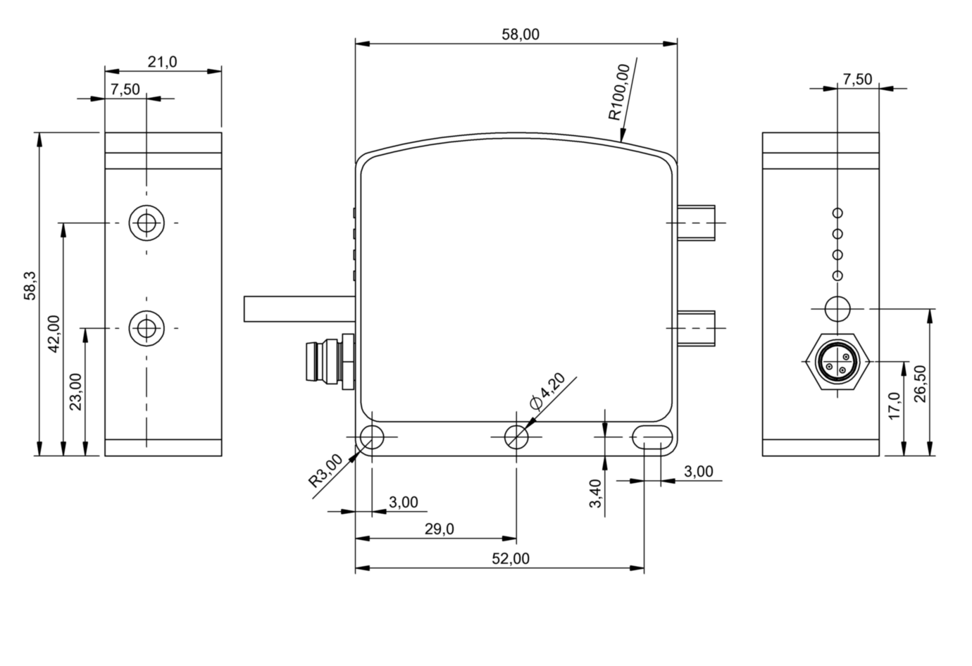 Датчик цвета Balluff BFS 33M-GSS-F01-PU-02