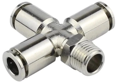 Фитинг цанговый крестообразный E.MC EMZT-12-01P