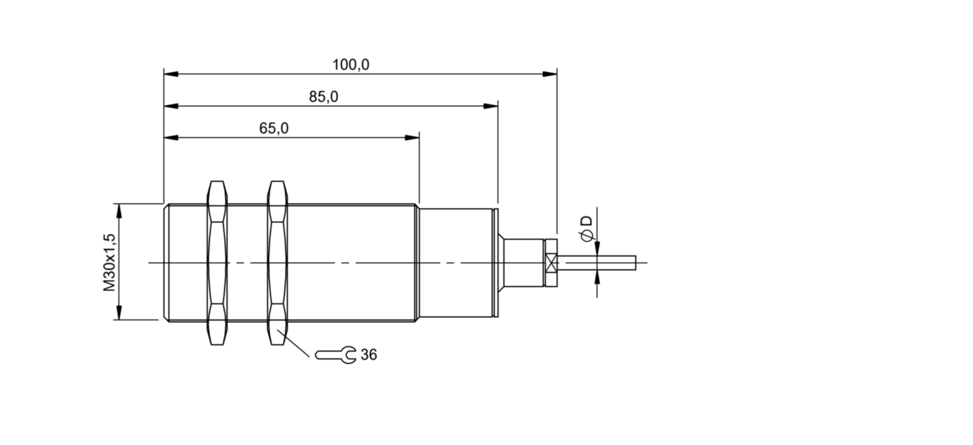 Индуктивный датчик Balluff BES 515-327-SA22-D-TF-02