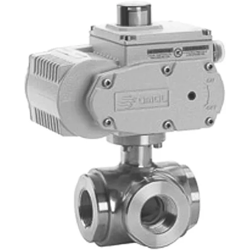 Кран шаровой 3-ходовой полнопроходной Camozzi 451 CG451A5I08