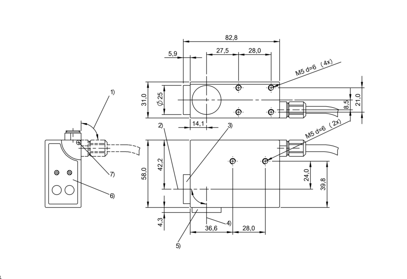 Датчик контрастной метки Balluff BKT M-71-U-03