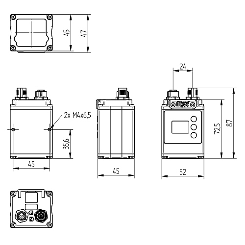 Сканер штрих-кодов Wenglor C50C101