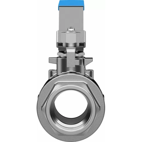 Шаровой кран Festo VZBE-11/2-T-63-D-2-M-V15V15 Ру63 Ду40 (PN63 DN40)