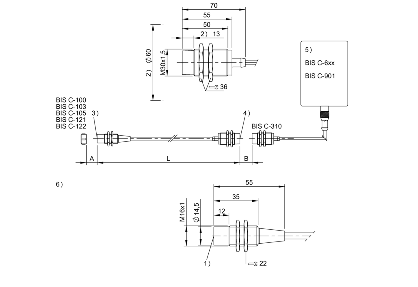 RFID Антенна Balluff BIS C-380-06/10-02