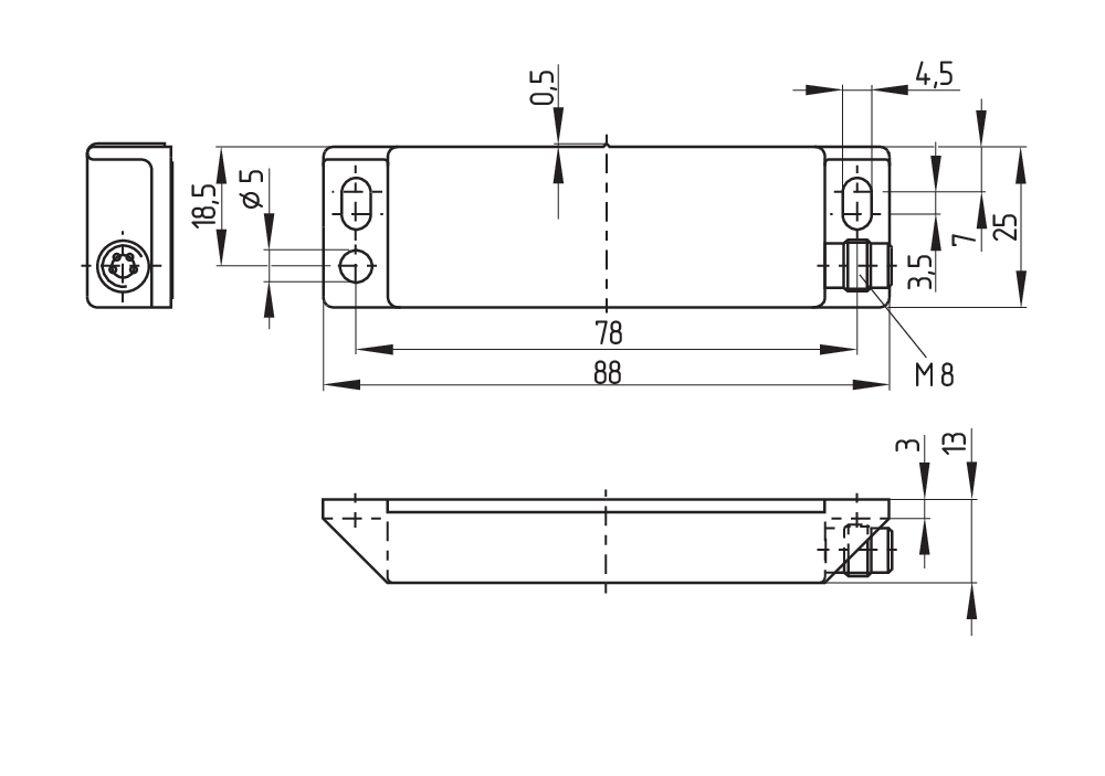 Магнитный датчик безопасности Schmersal BNS33-11Z-ST