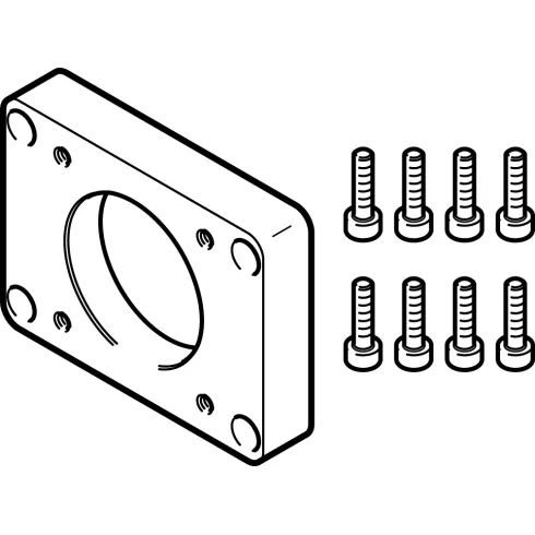 Фланец электродвигателя Festo EAMF-A-38B-40P