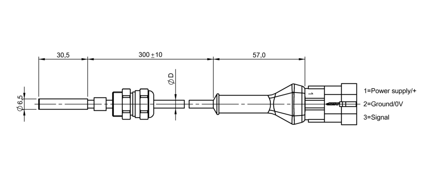 Магнитный датчик Balluff BMF 07M-PS-C-2-SA3-KPU-00,3