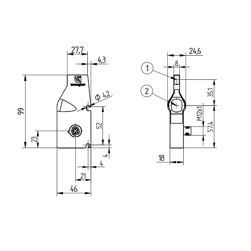 Оптический датчик Wenglor OPT1508