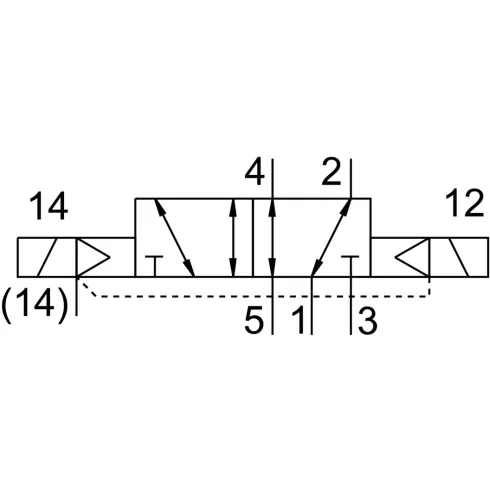Распределитель с электромагнитным управлением Festo VSVA-B-B52-Z-A1-1T1L