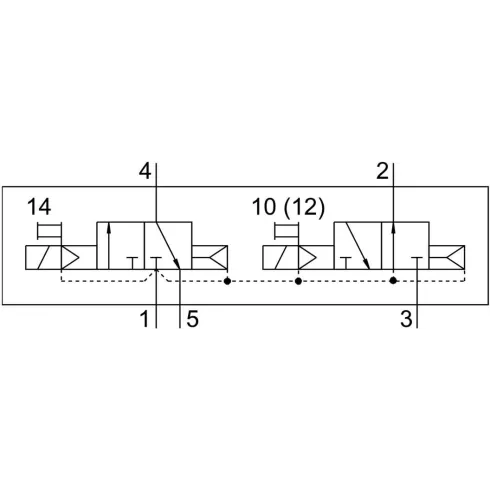 Распределитель с электромагнитным управлением Festo VSVA-B-T32H-AH-A2-5C1