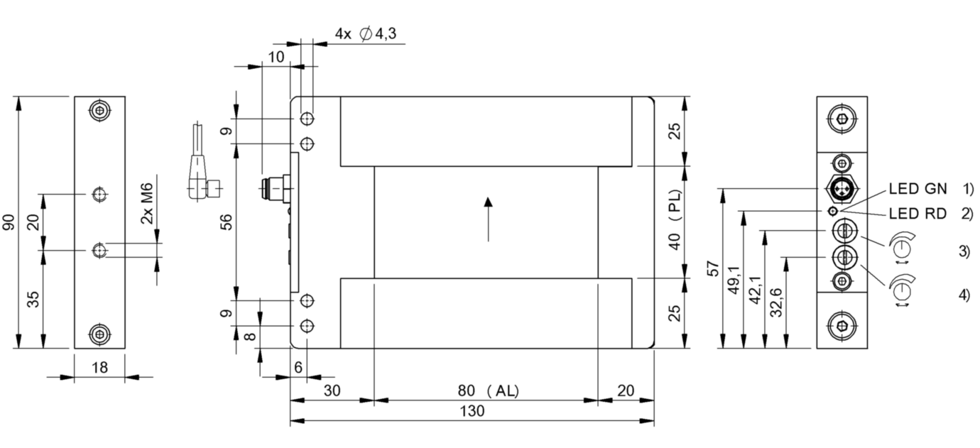 Щелевой датчик Balluff BOW A-0408-NS-C-S49