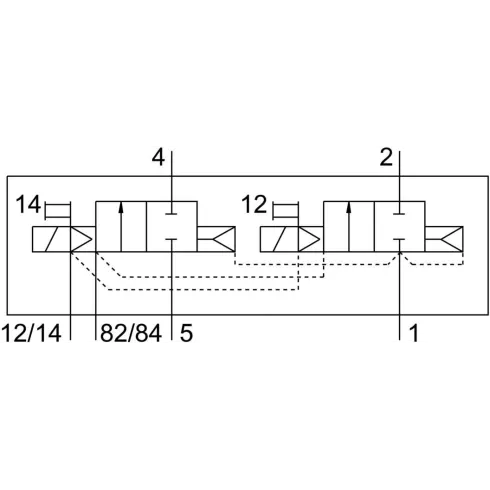 Распределитель с электромагнитным управлением Festo VMPA2-M1H-I-G1/8-PI