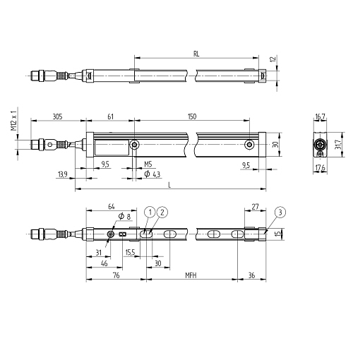 Световая завеса Wenglor OLEB272C0102