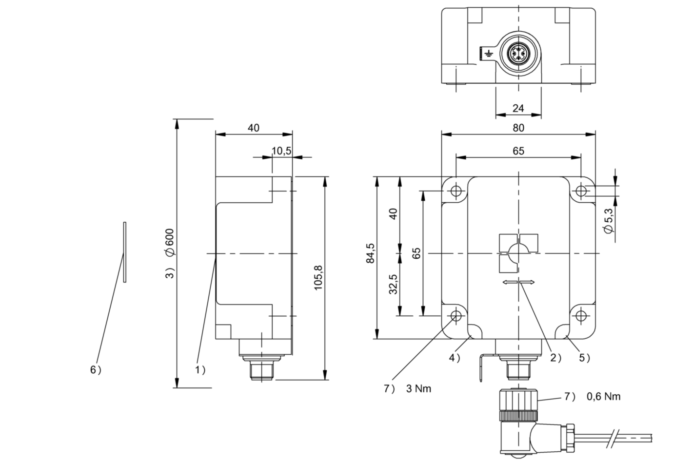 RFID головка чтения/записи Balluff BIS VM-351-401-S4