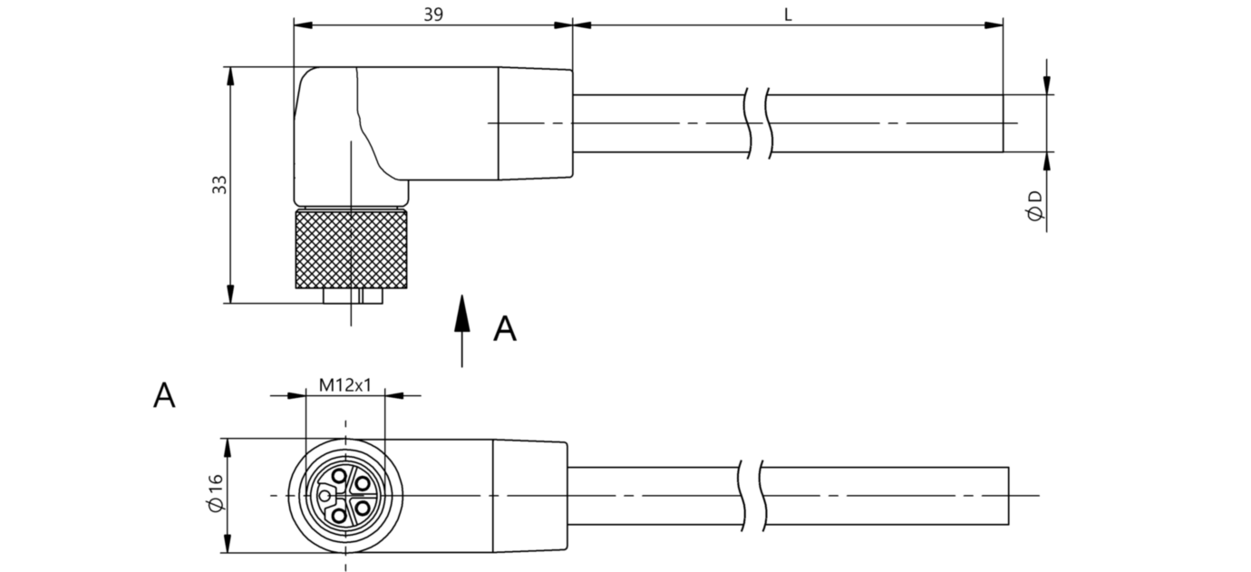 Разъем с кабелем Balluff BCC M425-0000-1L-150-PX85A5-050