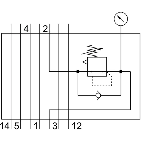 Промежуточная плита с регулятором давления Festo LR-ZP-B-D-3