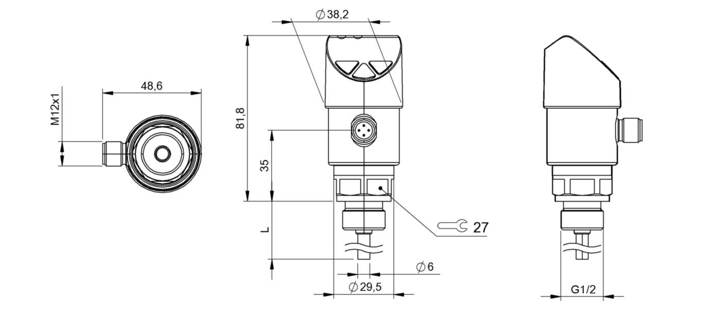 Датчик температуры Balluff BFT 6100-HV003-A00A0C-S4