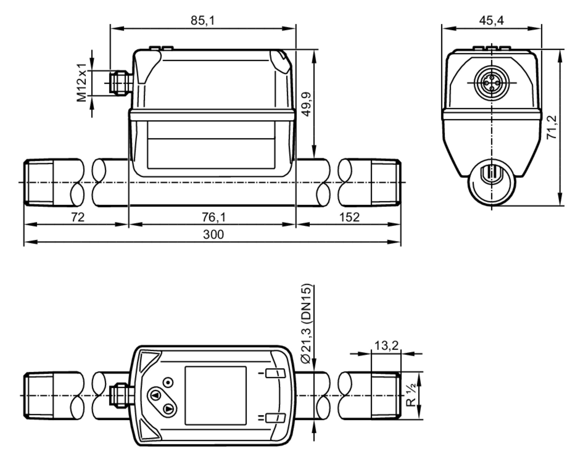 Расходомер сжатого воздуха IFM Electronic SD6500