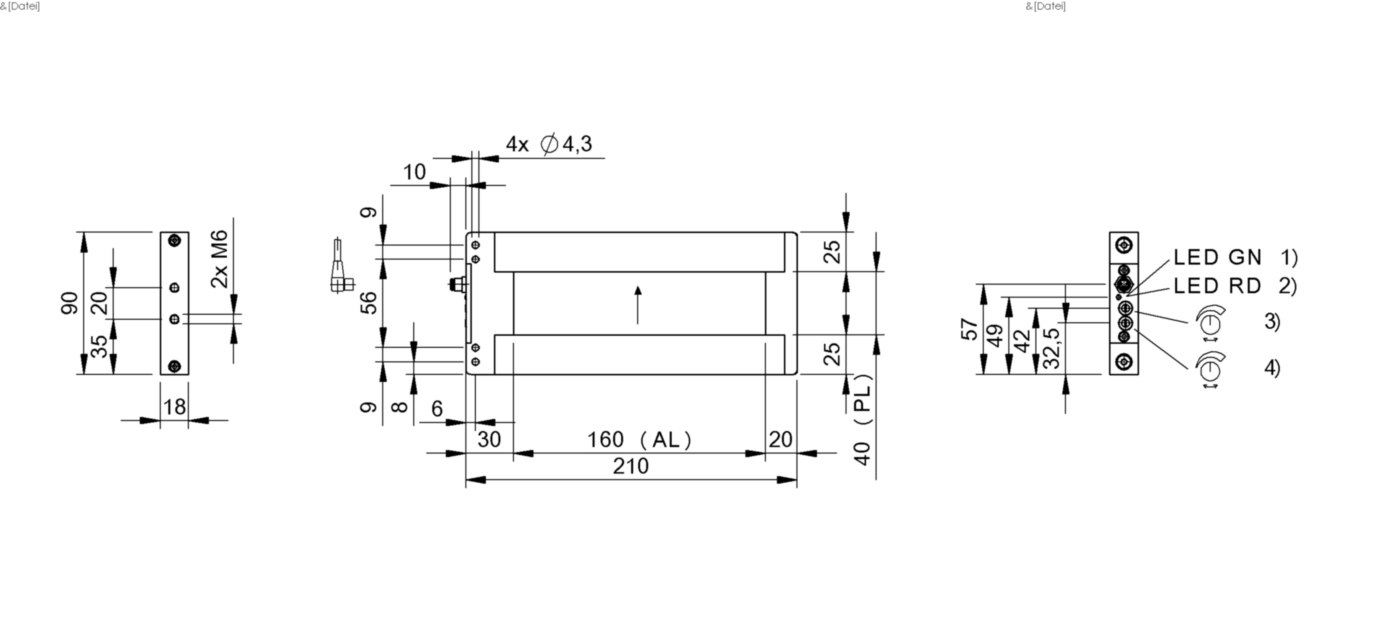 Щелевой датчик Balluff BOW A-0416-DS-C-S75
