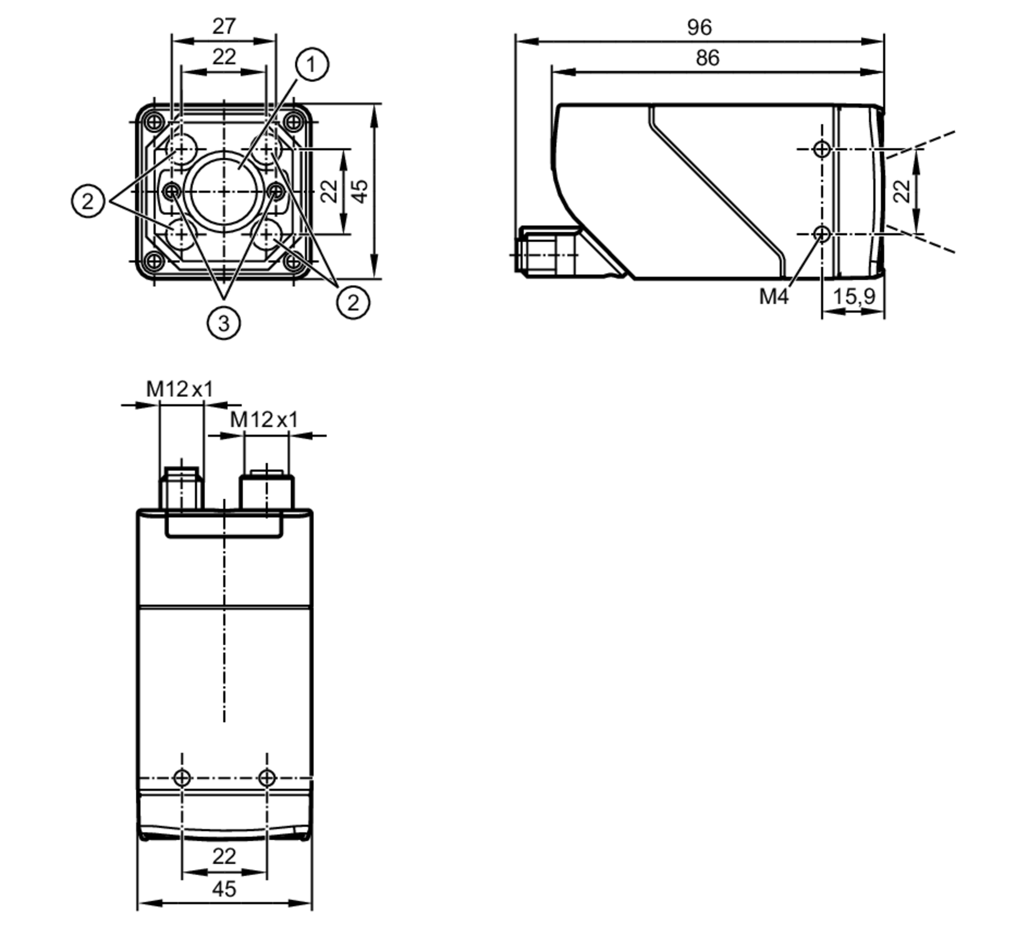 Сканер штрих-кодов IFM Electronic O2I515