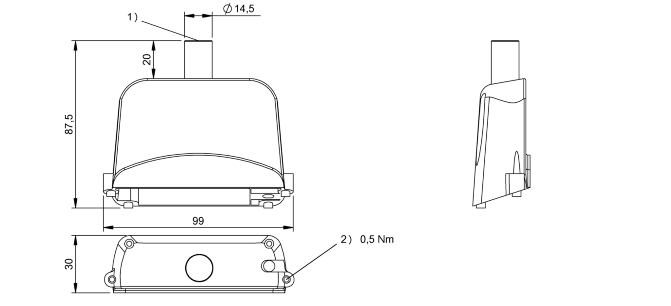 RFID головка чтения/записи Balluff BIS M-883-2-008-X