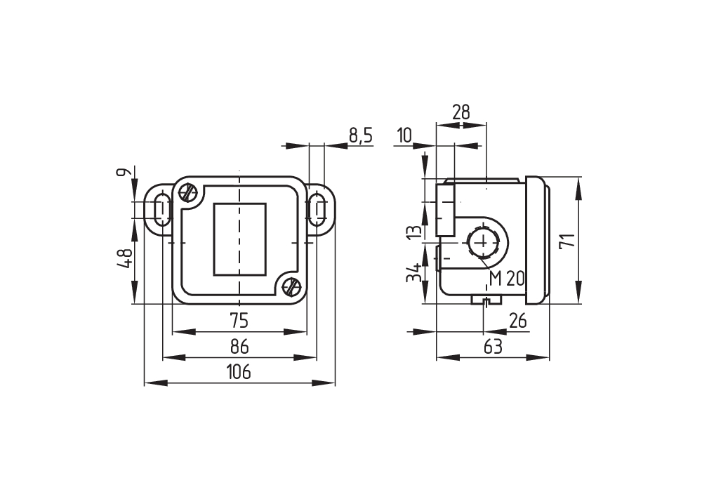 Kонцевой выключатель Schmersal TD422-10Y