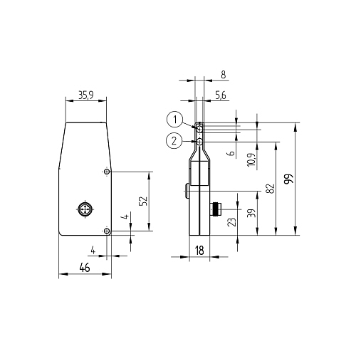 Оптический датчик Wenglor OPT164