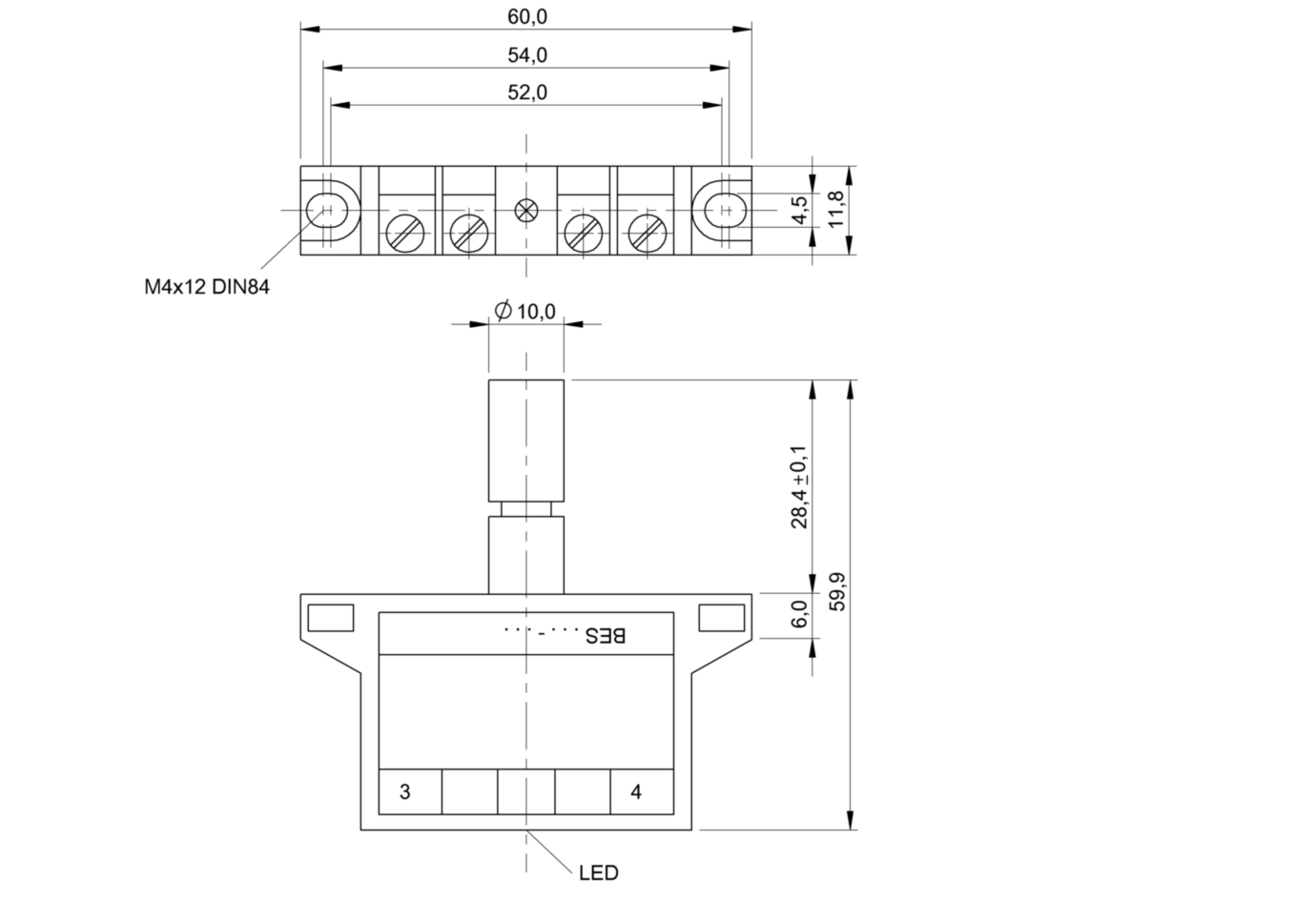 Элемент переключения Balluff BES 517-560-H-RK