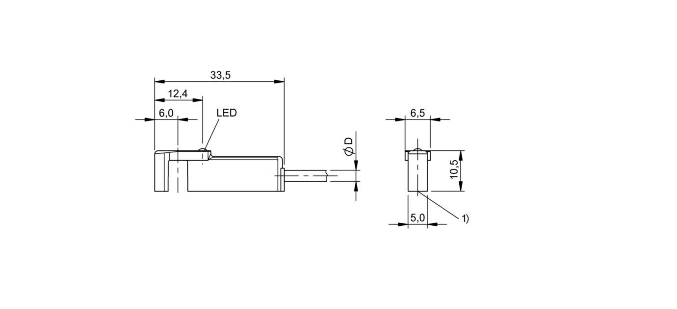 Магнитный датчик для цилиндра Balluff BMF 305K-R-PS-F-3-03