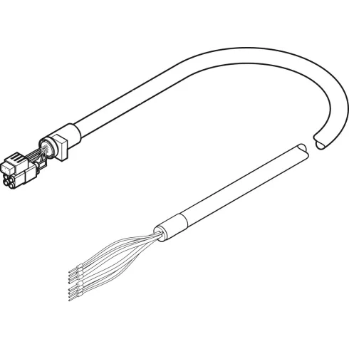 Кабель электродвигателя Festo NEBM-T1G8-E-15-Q7N-LE8-1