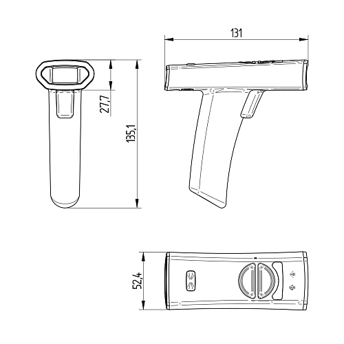 Ручной сканер 2D штрих-кодов Wenglor CSLH003