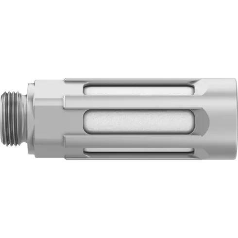 Глушитель алюминиевый резьбовой Festo U-1/4-B-NPT