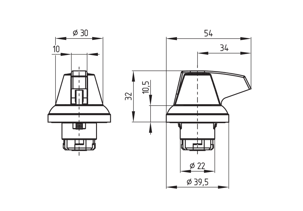 Селекторный переключатель Schmersal RWS32.1