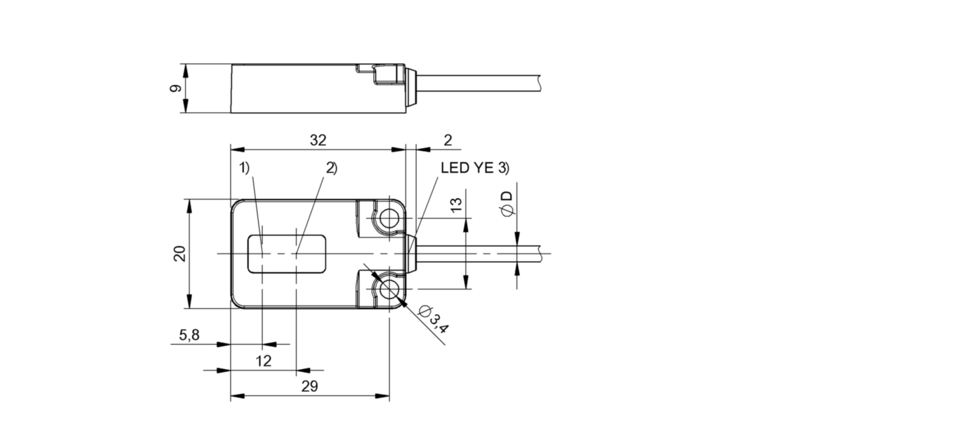 Оптический датчик Balluff BOS R01E-PO-KF21-02
