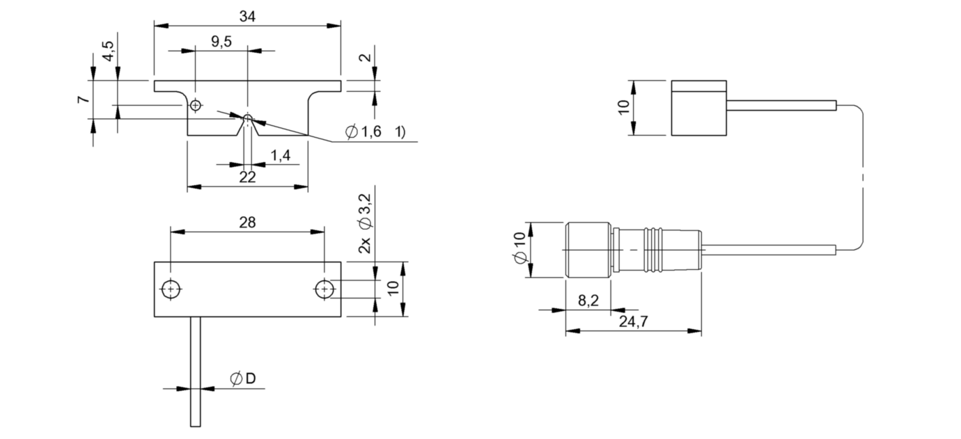 Оптоволоконный кабель Balluff BOH TR-T16-001-01-S49F