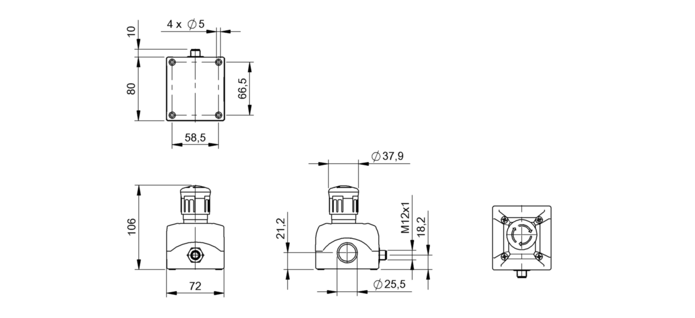 Выключатель аварийной остановки Balluff BAM ES-XA-01D-01-R01-201-S92