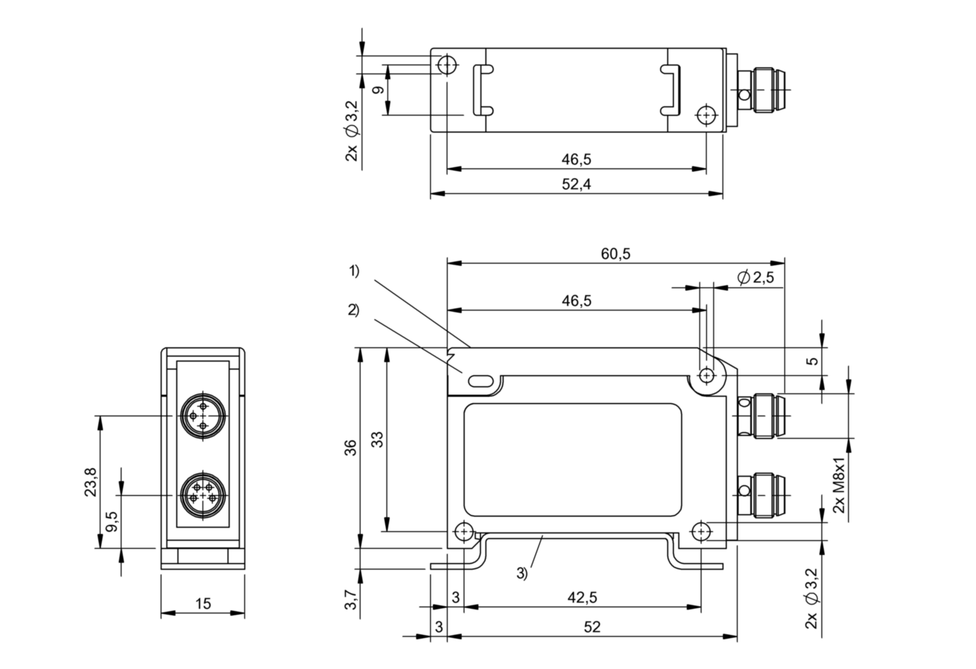 Усилитель для оптоволоконных датчиков Balluff BAE SA-OH-034-PP-S75G